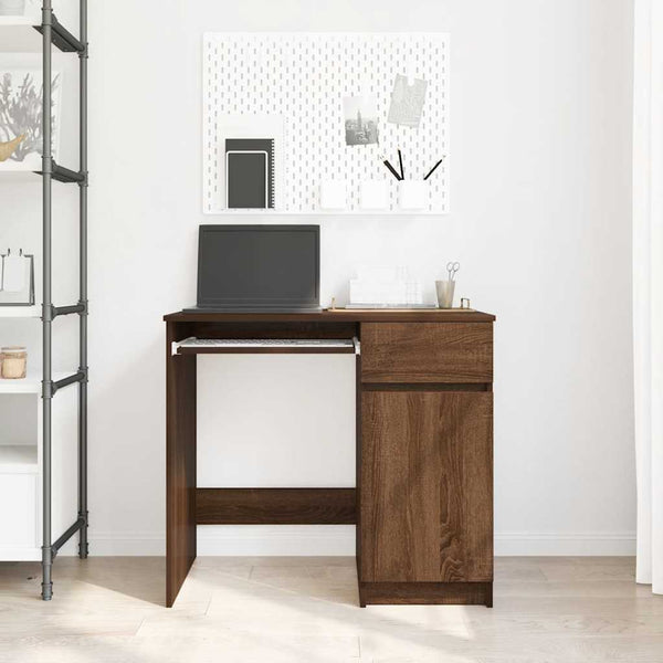Schreibtisch Braun Eichen-Optik 86 cm