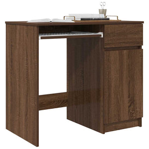 Schreibtisch Braun Eichen-Optik 86 cm