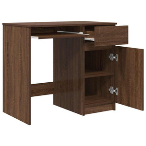 Schreibtisch Braun Eichen-Optik 86 cm