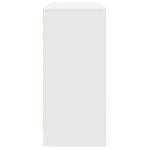 Weißes Sideboard mit Schubladen, 70,5 cm