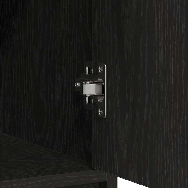 Schwarzes Sideboard Eichen-Optik mit Schubladen