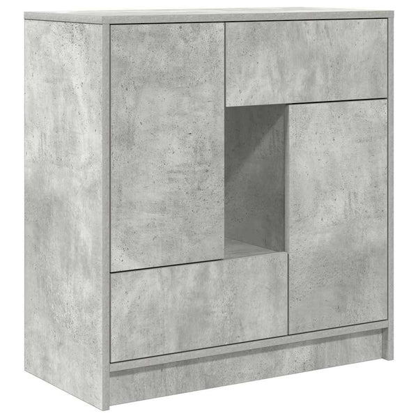 Betongraues Sideboard mit Schubladen