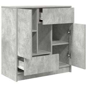 Betongraues Sideboard mit Schubladen