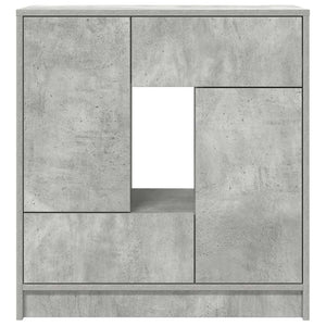 Betongraues Sideboard mit Schubladen