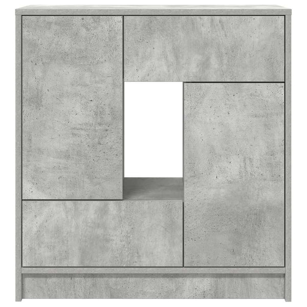 Betongraues Sideboard mit Schubladen