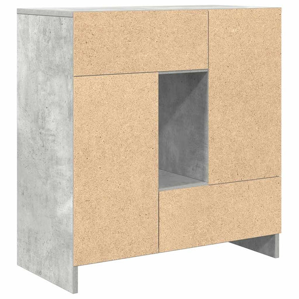 Betongraues Sideboard mit Schubladen