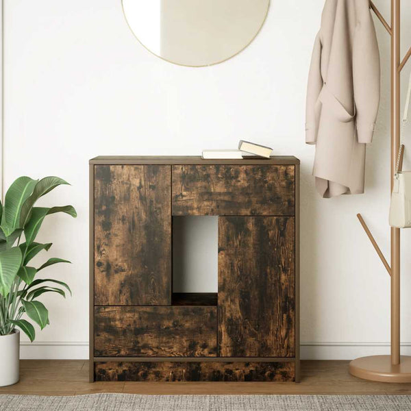 Sideboard Räuchereiche 70,5 cm mit Schubladen