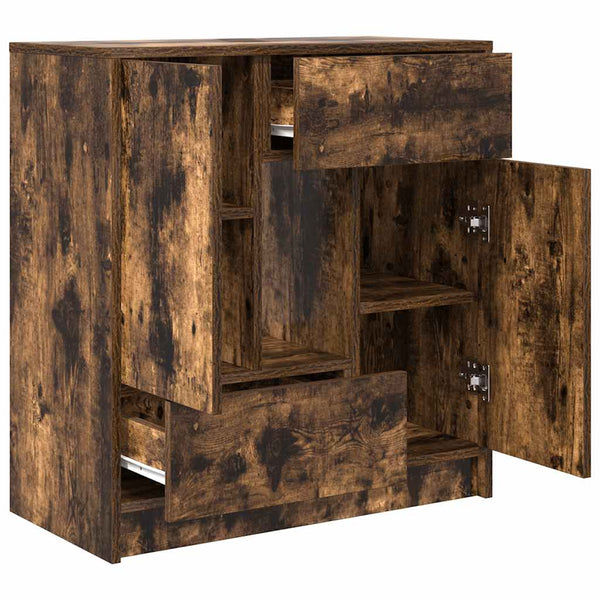 Sideboard Räuchereiche 70,5 cm mit Schubladen