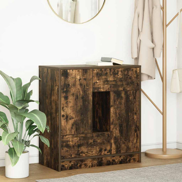 Sideboard Räuchereiche 70,5 cm mit Schubladen