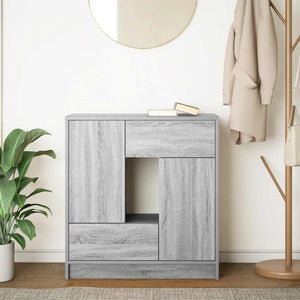 Graues Sideboard Sonoma mit Schubladen
