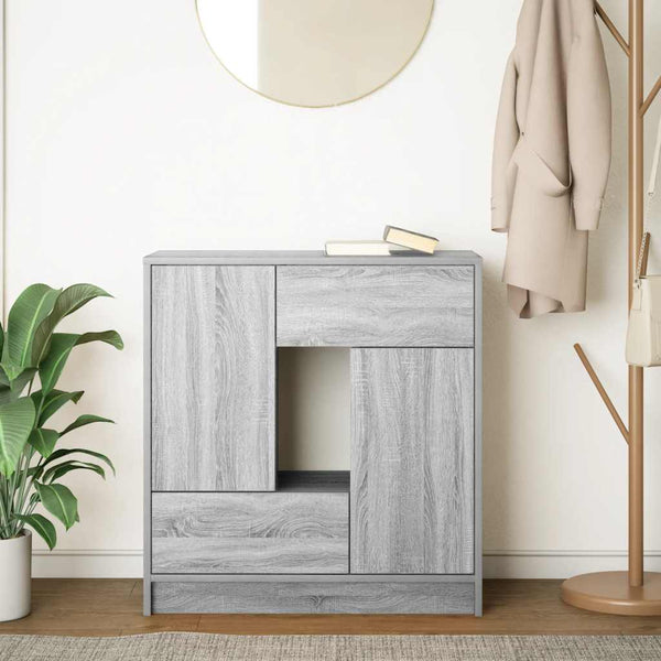 Graues Sideboard Sonoma mit Schubladen