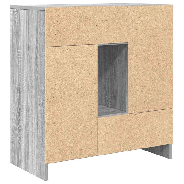 Graues Sideboard Sonoma mit Schubladen