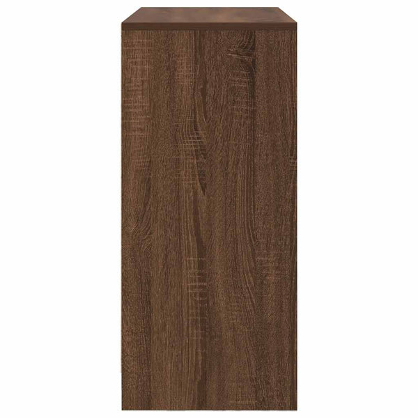 Sideboard Braun Eichen-Optik mit Schubladen