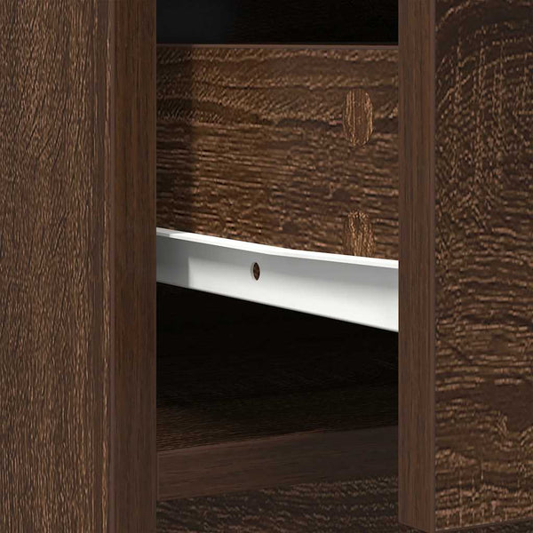 Sideboard Braun Eichen-Optik mit Schubladen