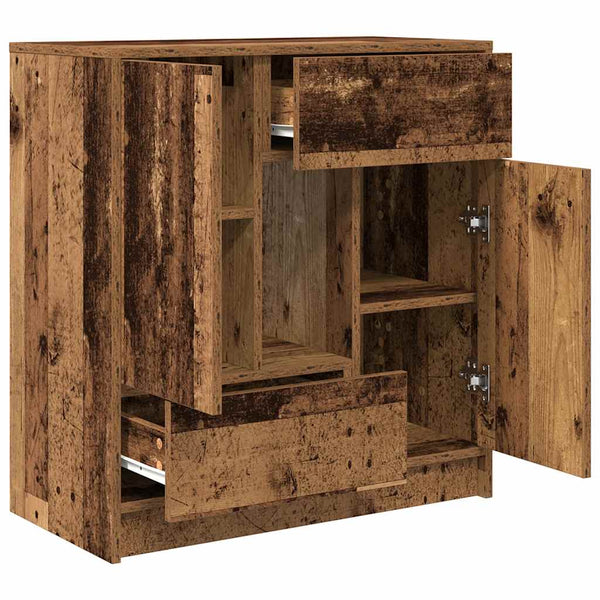 Sideboard mit Schubladen Altholz-Optik