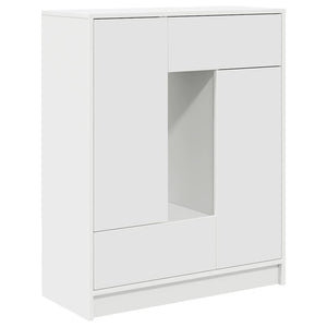 Weißes Sideboard mit Schubladen 73x31x90 cm