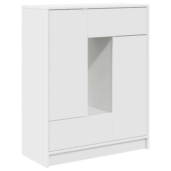 Weißes Sideboard mit Schubladen 73x31x90 cm