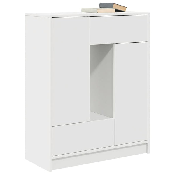 Weißes Sideboard mit Schubladen 73x31x90 cm