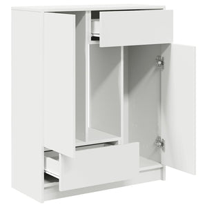 Weißes Sideboard mit Schubladen 73x31x90 cm