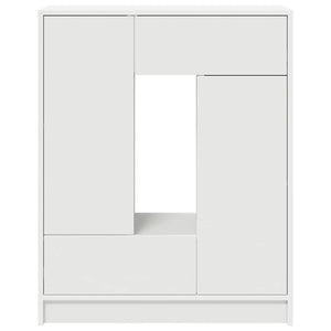 Weißes Sideboard mit Schubladen 73x31x90 cm