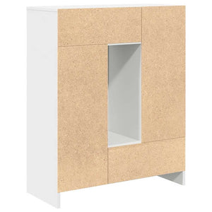 Weißes Sideboard mit Schubladen 73x31x90 cm