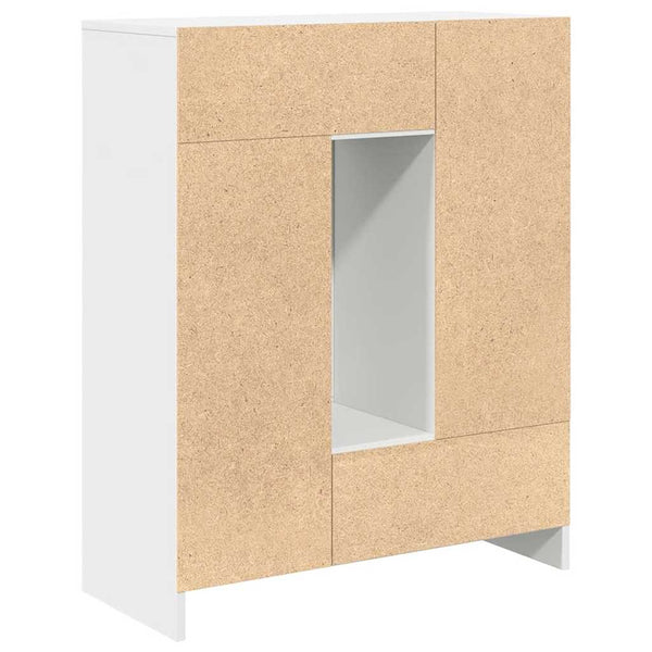 Weißes Sideboard mit Schubladen 73x31x90 cm
