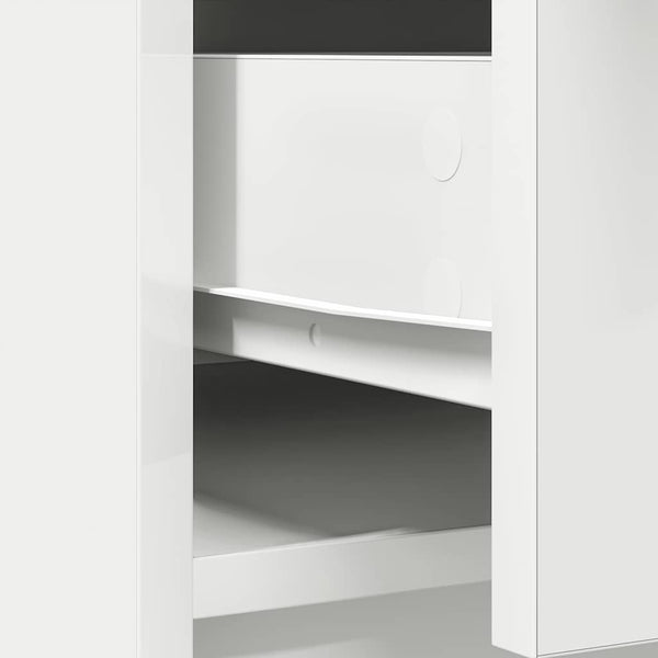 Weißes Sideboard mit Schubladen 73x31x90 cm