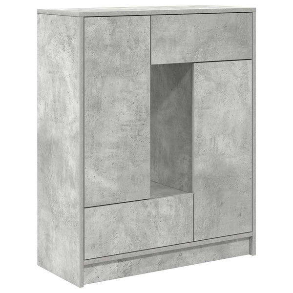 Betongraues Sideboard mit Schubladen