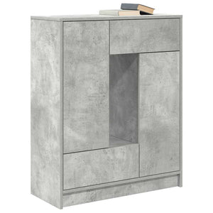 Betongraues Sideboard mit Schubladen