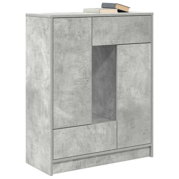 Betongraues Sideboard mit Schubladen