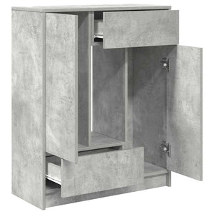 Betongraues Sideboard mit Schubladen