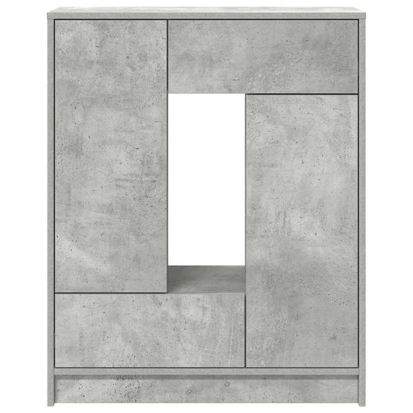 Betongraues Sideboard mit Schubladen