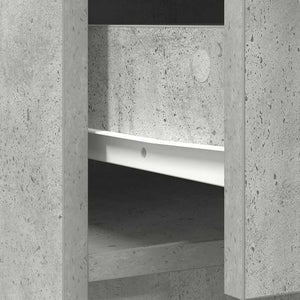 Betongraues Sideboard mit Schubladen