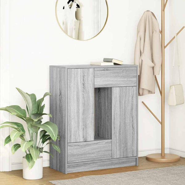 Sideboard Grau Sonoma 73x31x90 cm