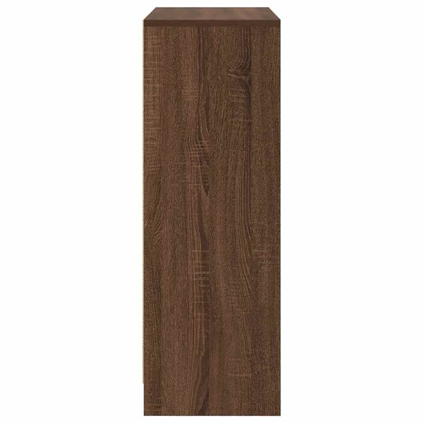 Sideboard Braun Eichen-Optik 73x31x90 cm