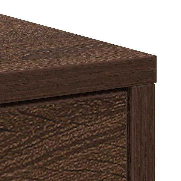 Sideboard Braun Eichen-Optik 73x31x90 cm