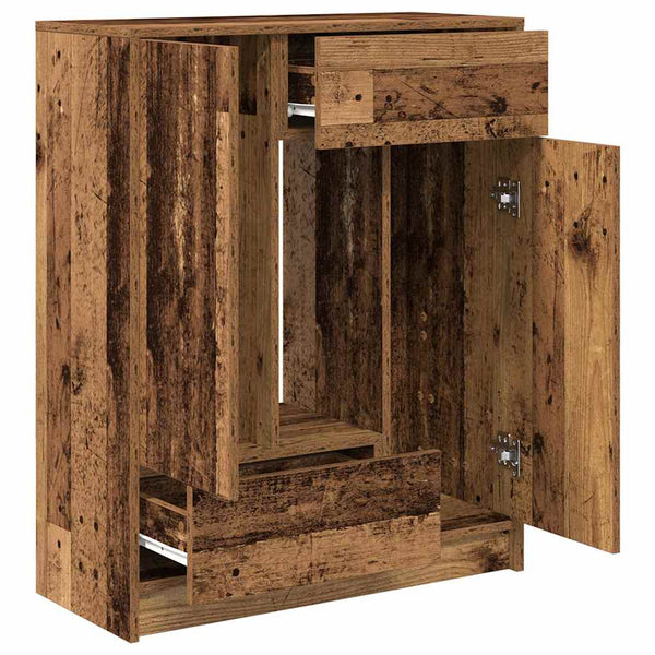Sideboard Altholz-Optik mit Schubladen