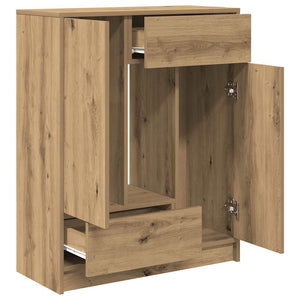 Sideboard Artisan-Eiche 73x31x90 cm