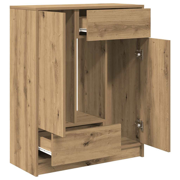 Sideboard Artisan-Eiche 73x31x90 cm