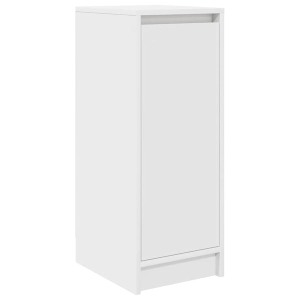 Weißer Schuhschrank Holz 29,5x34x76 cm