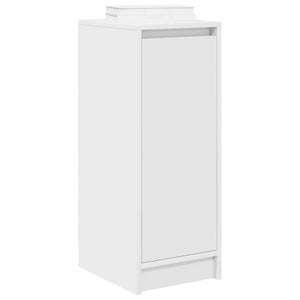 Weißer Schuhschrank Holz 29,5x34x76 cm