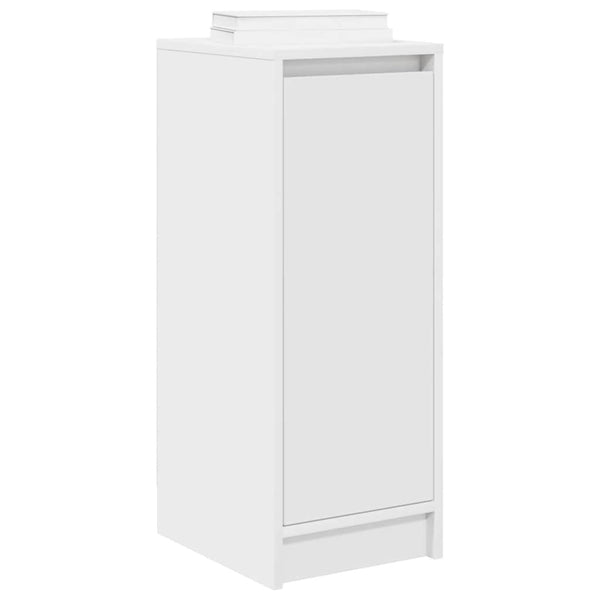 Weißer Schuhschrank Holz 29,5x34x76 cm