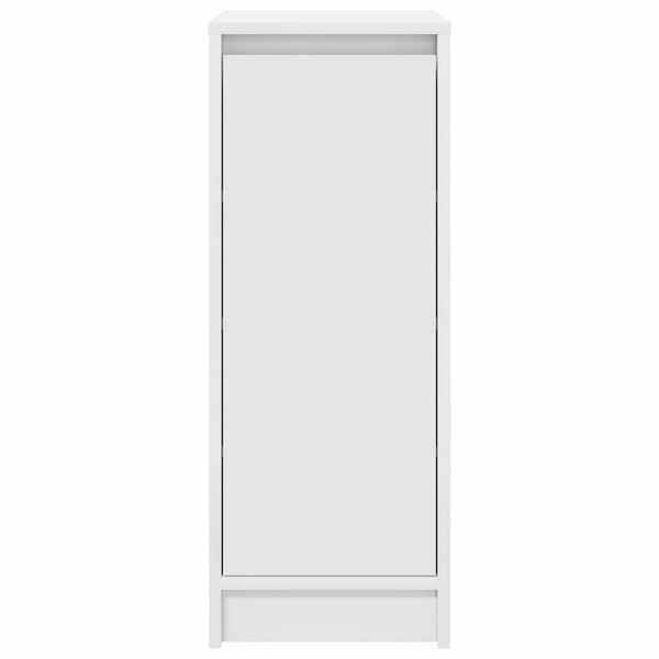Weißer Schuhschrank Holz 29,5x34x76 cm
