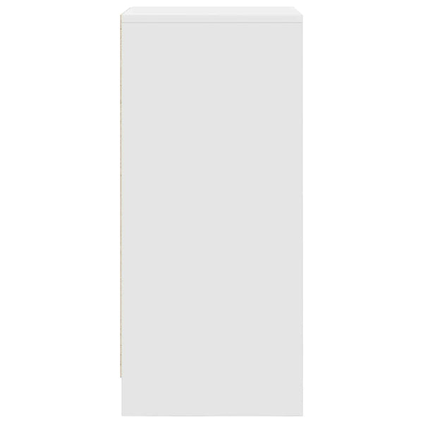 Weißer Schuhschrank Holz 29,5x34x76 cm
