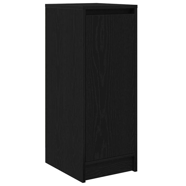 Schuhschrank Schwarz Eichenoptik