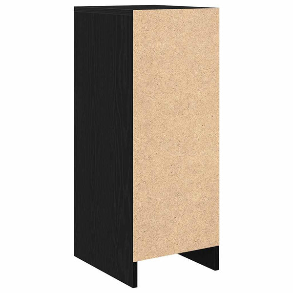 Schuhschrank Schwarz Eichenoptik