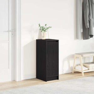 Schuhschrank Schwarz Eichenoptik