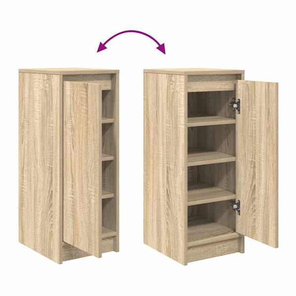 Schuhschrank Sonoma Eiche 76cm
