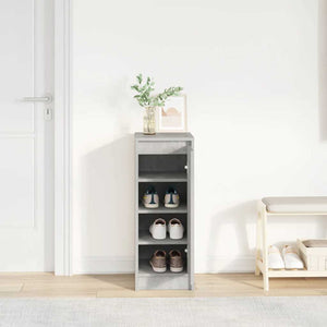 Schuhschrank Betongrau Holzwerkstoff 76 cm