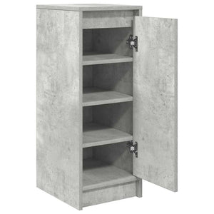 Schuhschrank Betongrau Holzwerkstoff 76 cm